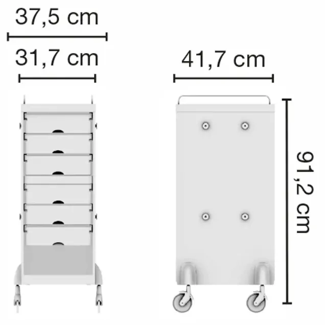 carrello parrucchiere