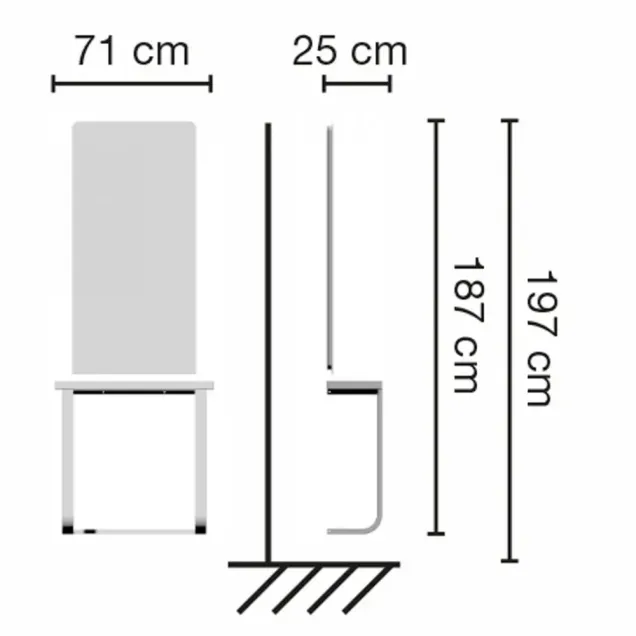 specchio per parrucchiere