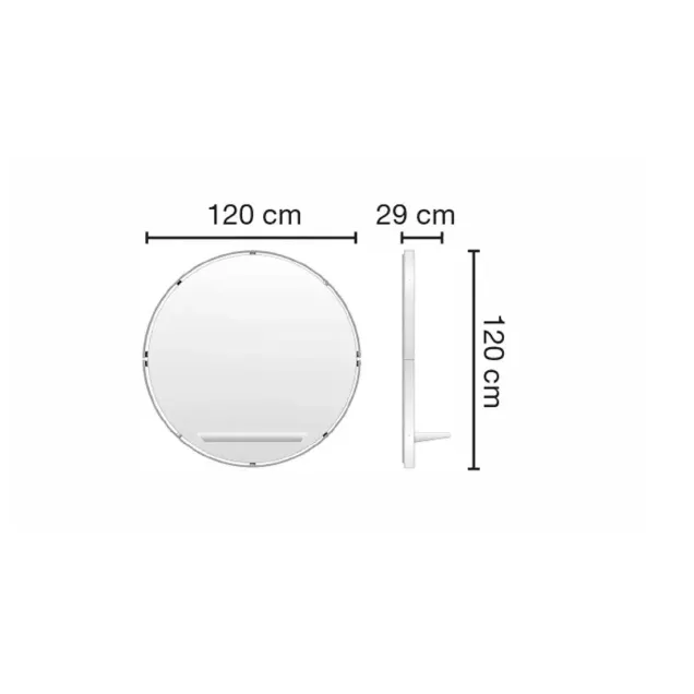 specchio per parrucchiere misure