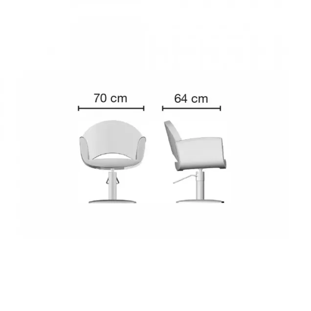 sedie parrucchiere misure