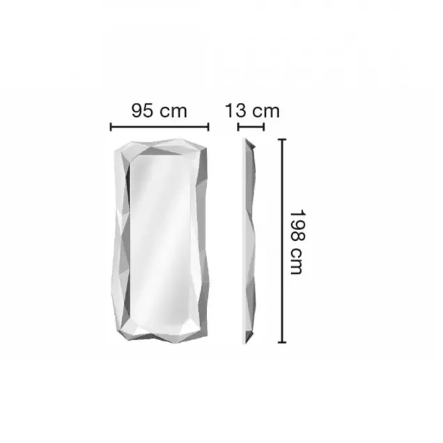 specchio parrucchiere misure