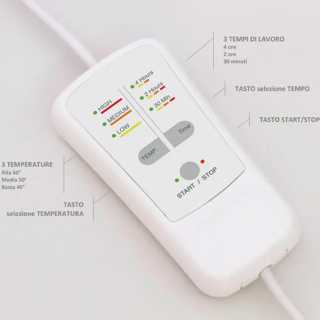 scalda lettino estetica con Fast Controller