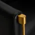 Poltrona Parrucchieri Luxury Nera con Base Oro | TOP SELLER!