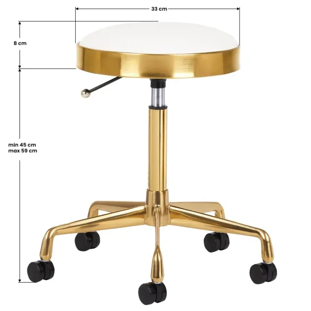 sgabello estetista misure