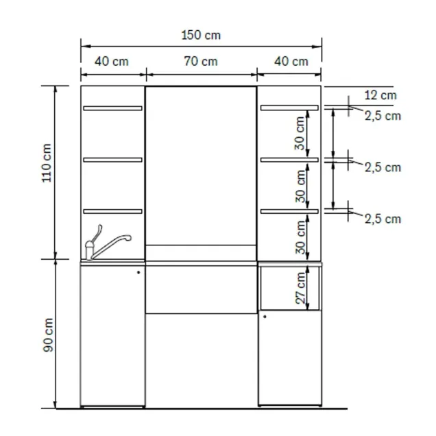 arredi barber shop misura mobile