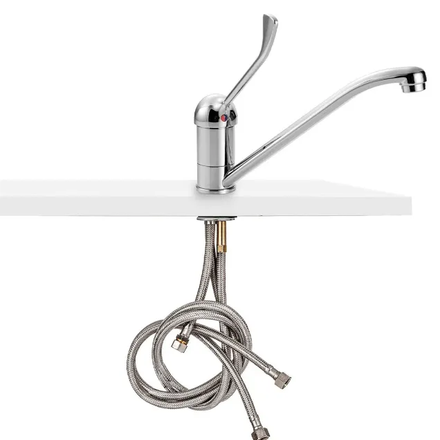 Arredamento Barbiere Mobile Nero con Lavabo e Specchio NEW