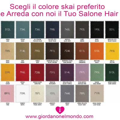 colori skai personalizzabili