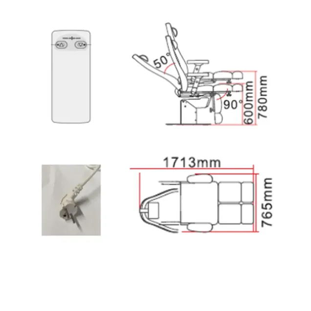 poltrona elettrica pedicure