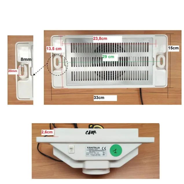 Aspiratori per Unghie Professionali ad Incasso | POTENTE 32 Watt