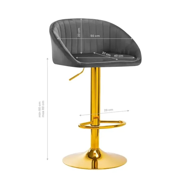 Sgabelli Alti Eleganti dal Design Moderno con Base Oro NEW!!!