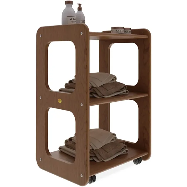 Carrelli Estetica in Legno di Varie Colorazioni Top Qualità - Made in Italy
