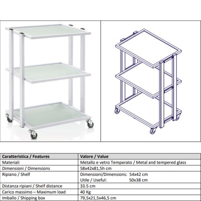 Scheda tecnica carrello