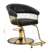 Poltrona Parrucchieri Nera e Oro | TOP SELLER