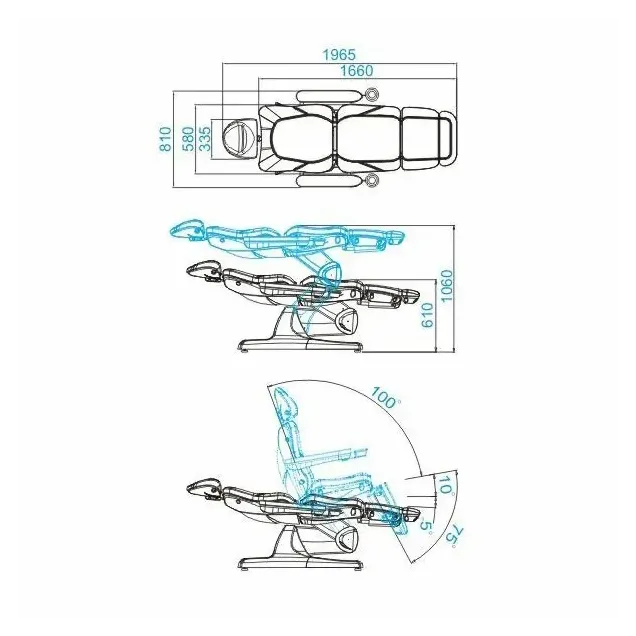 lettino per massaggi elettrico