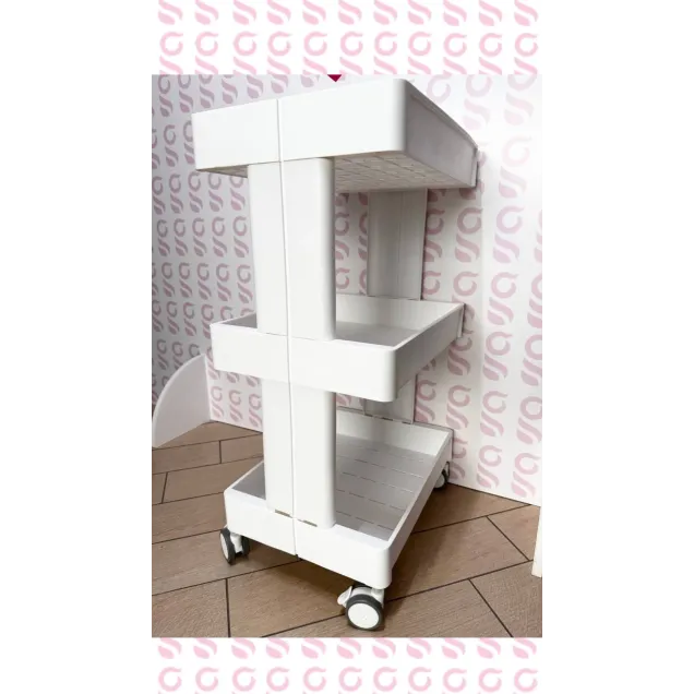 carrello estetista per ceretta