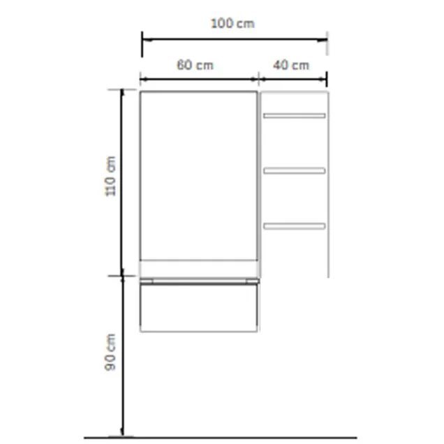 Mobile Parrucchiere misure