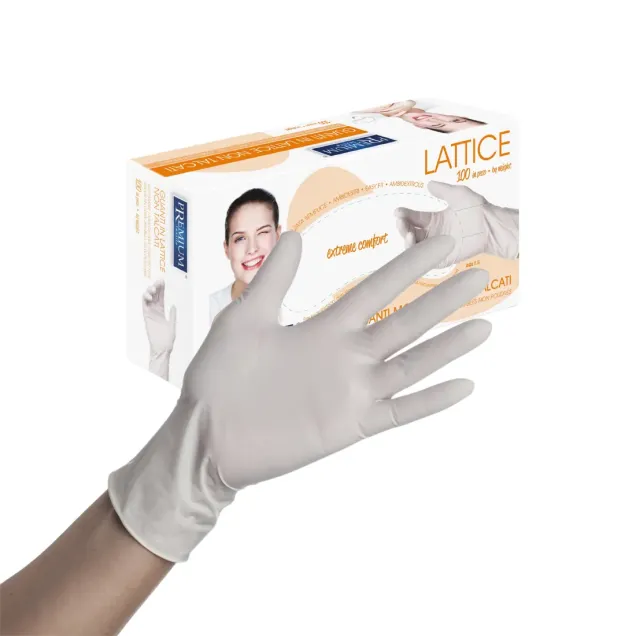 Guanti Monouso in Lattice