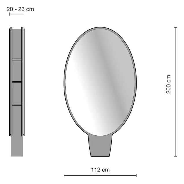 Specchi parrucchiere con illuminazione