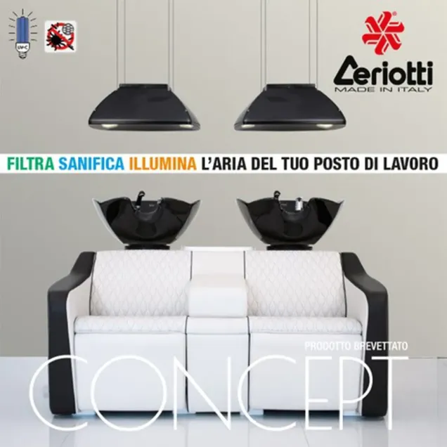 Cappa Aspirante Parrucchiere con  Lampada Uv | -30% SCONTO