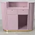 bancone estetica rosa