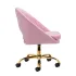 sedia con gambe dorate
