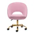 Sedia in Velluto Rosa Professionale