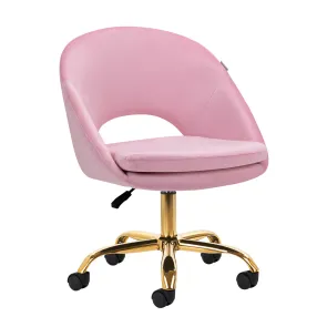 Sedia in Velluto Rosa