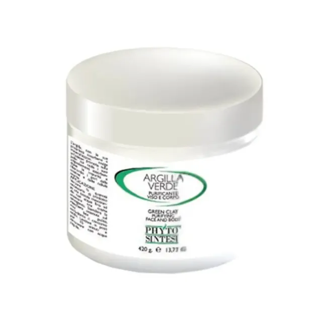 Maschera all'Argilla Verde per Viso e Corpo Professionale