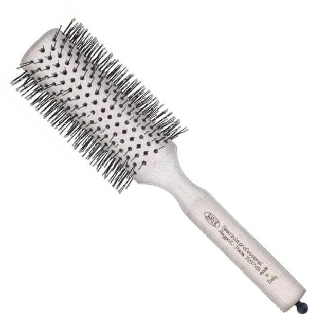 Spazzola Capelli in Legno con Punte in Resina 3ME Maestri Ø 55 mm