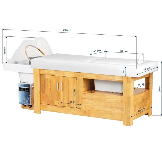 Head Spa Hair Lettino in Legno Parrucchiere | NEW