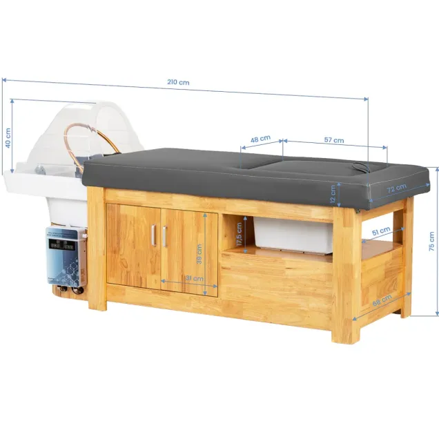 Head Spa Hair Lettino in Legno Parrucchiere | NEW