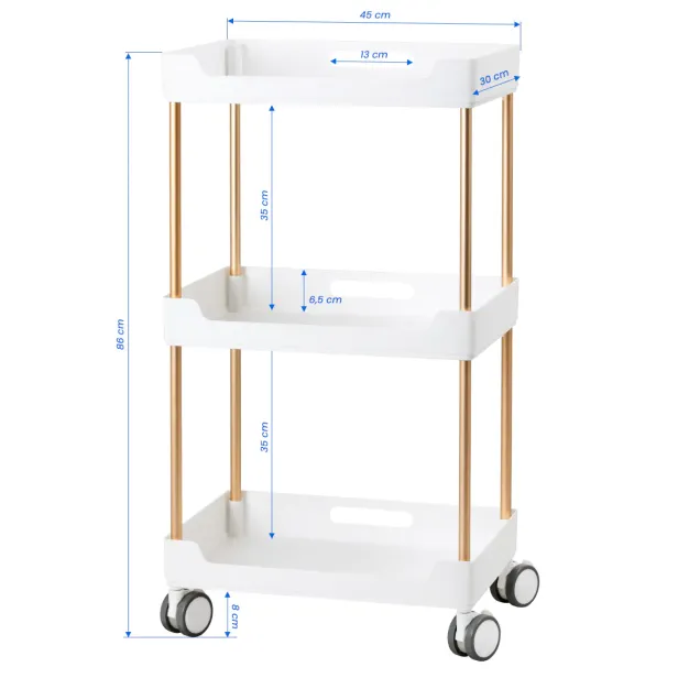 misure carrello estetica