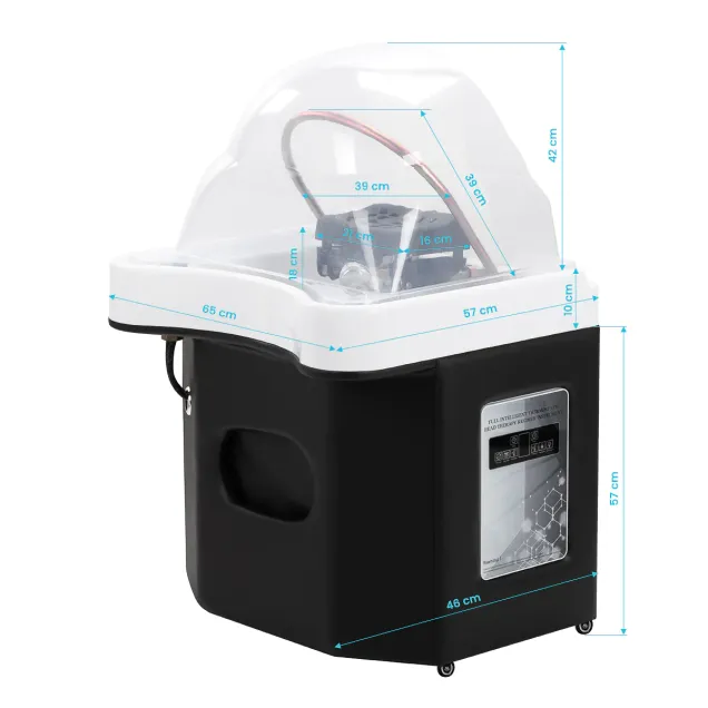 postazione spa capelli salone