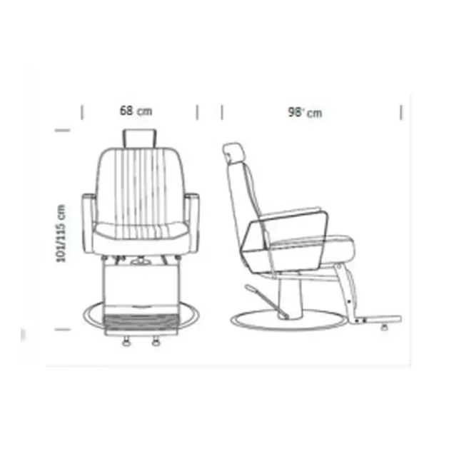 misure poltrona barber