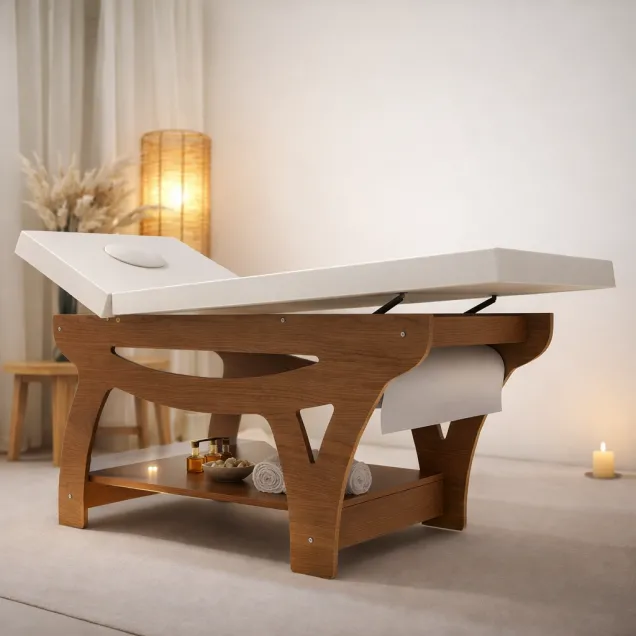 Lettino in Legno Cabina Centro Estetico