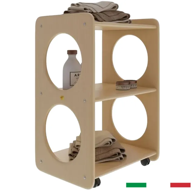 Carrello Estetista in Legno
