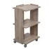 Carrello Estetista in Legno a 3 Ripiani