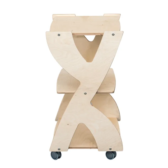 Carrello per Centro Estetico in Legno