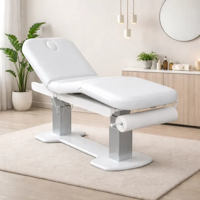 Lettino Estetica Elettrico in Legno Professionale