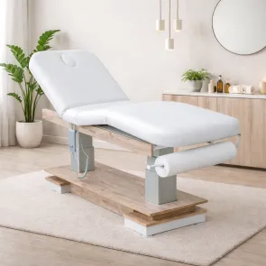 Lettino in Legno Estetica Elettrico Professionale