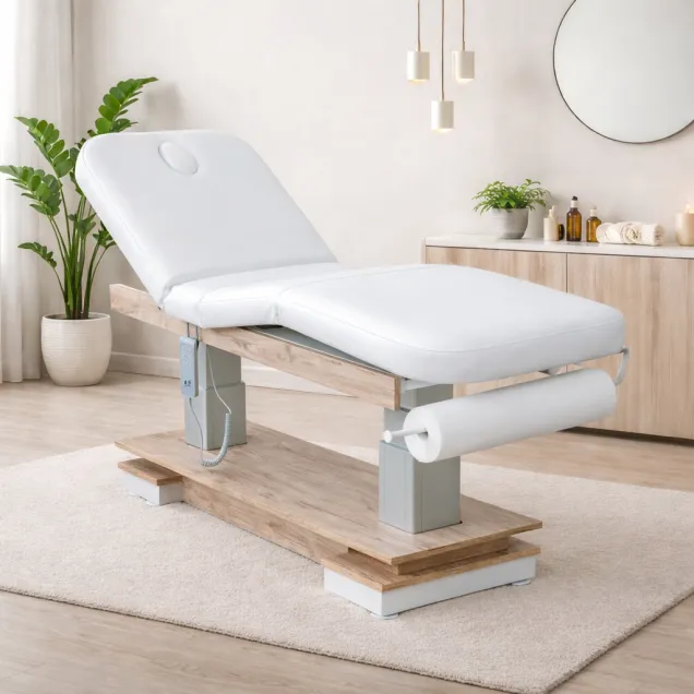 Lettino in Legno Estetica Elettrico Professionale