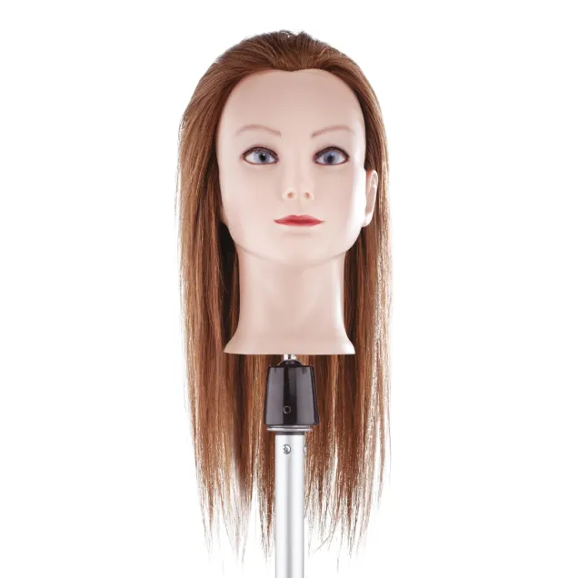 Testina per Parrucchieri con Capelli Veri
