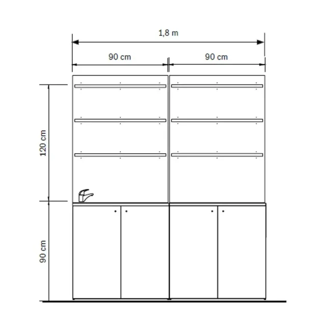 Arredo Parrucchieri Completo di Mobile e 2 Lavaggi | OFFERTA LANCIO