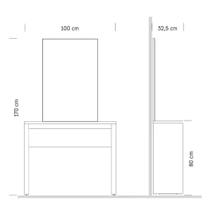 Specchio parrucchiere professionale 2