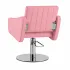 Poltrona Parrucchiere rosa professionale