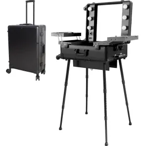 Postazione Make Up con Specchio a 6 Luci e Sedia Regista 2