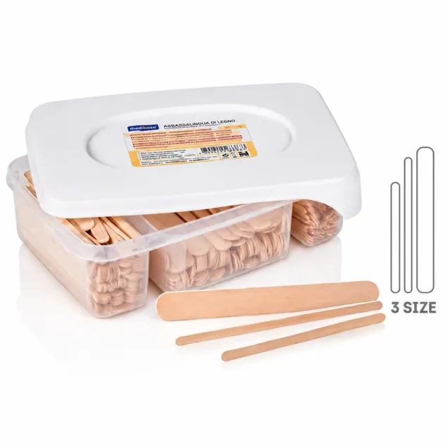 Spatole in Legno per Cera Depilatoria in 3 misure