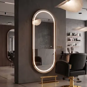 Postazione Parrucchiere con Specchio a Led