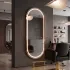 Postazione Parrucchiere con Specchio a Led