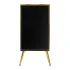 Cassettiera Parrucchiere Professionale con 2 Cassetti Nero e Oro | NEW